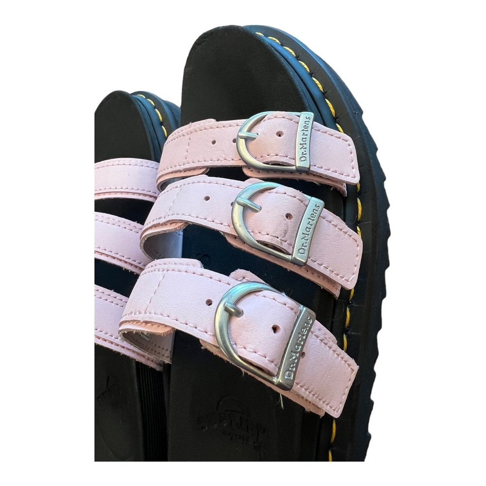 Dr. Martens Blaire Platform Slides Light Pink Size 7 US Like NEW condition - Picture 8 of 10